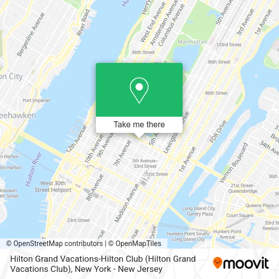 Hilton Grand Vacations-Hilton Club map