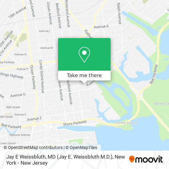 Mapa de Jay E Weissbluth, MD (Jay E. Weissbluth M.D.)