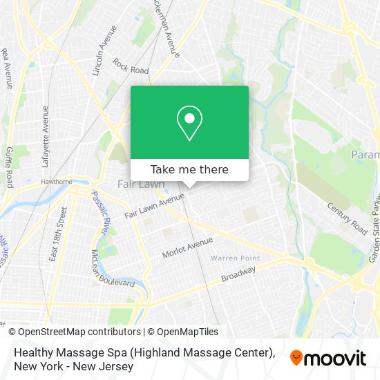 Mapa de Healthy Massage Spa (Highland Massage Center)