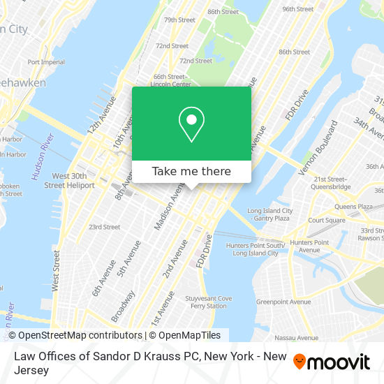 Mapa de Law Offices of Sandor D Krauss PC