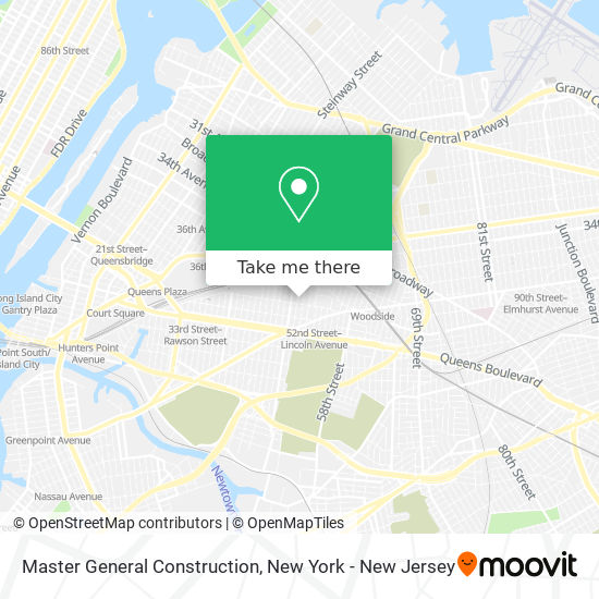 Mapa de Master General Construction