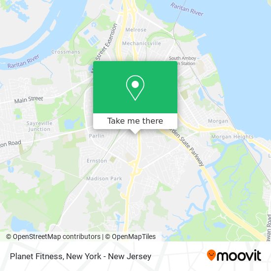 Planet Fitness map