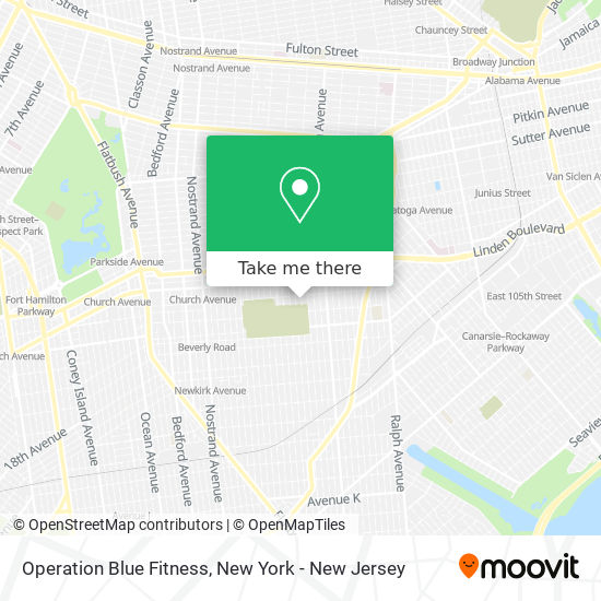 Operation Blue Fitness map