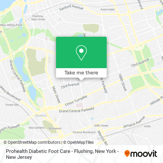 Prohealth Diabetic Foot Care - Flushing map