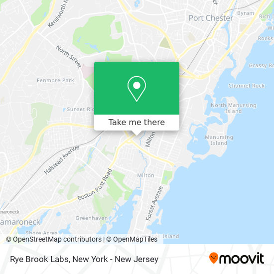 Rye Brook Labs map