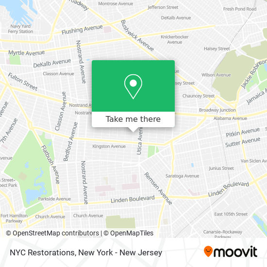 NYC Restorations map