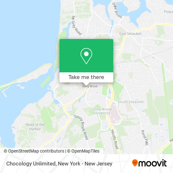 Mapa de Chocology Unlimited
