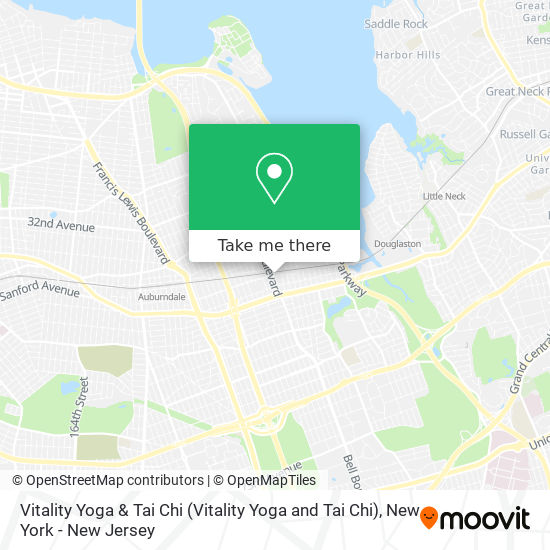 Vitality Yoga & Tai Chi map