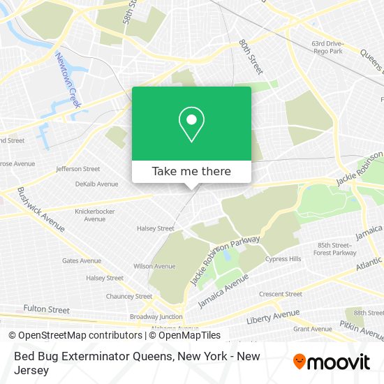 Mapa de Bed Bug Exterminator Queens