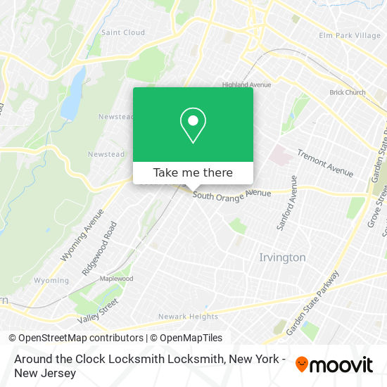 Mapa de Around the Clock Locksmith Locksmith