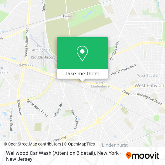 Wellwood Car Wash (Attention 2 detail) map