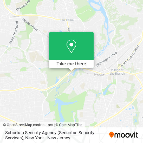 Mapa de Suburban Security Agency (Securitas Security Services)