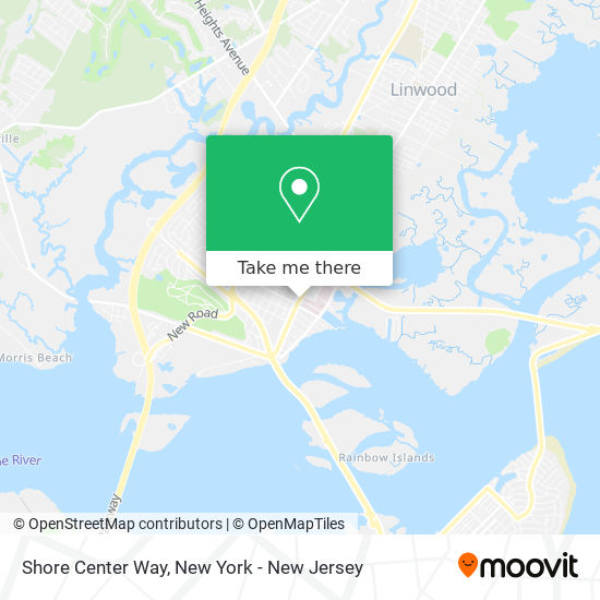 Shore Center Way map