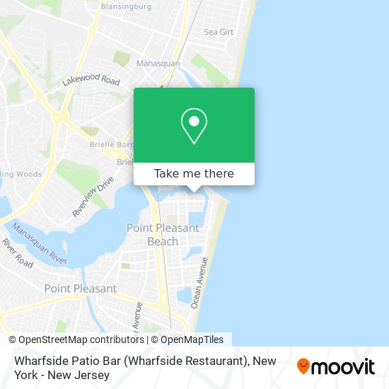 Mapa de Wharfside Patio Bar (Wharfside Restaurant)