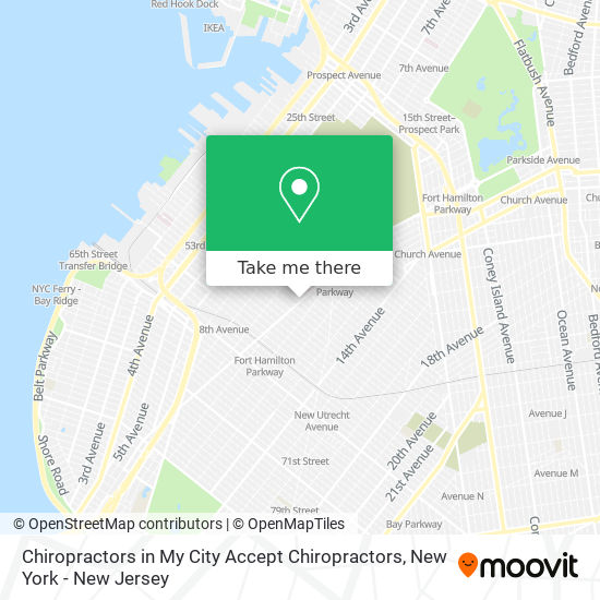 Chiropractors in My City Accept Chiropractors map