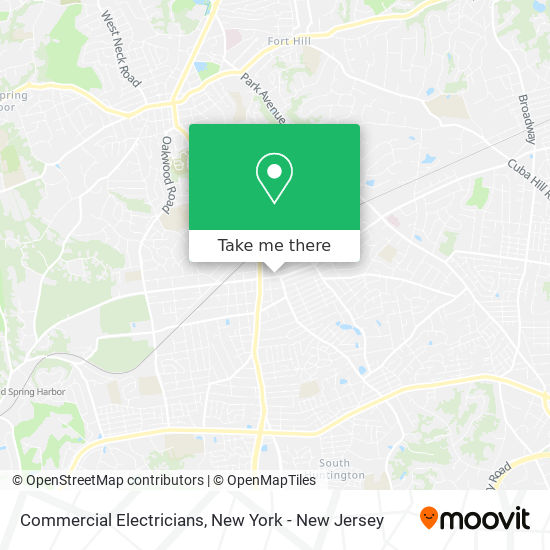 Commercial Electricians map