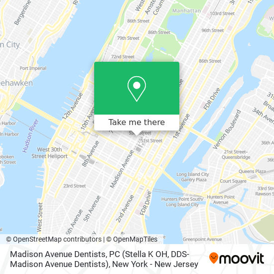 Madison Avenue Dentists, PC (Stella K OH, DDS-Madison Avenue Dentists) map