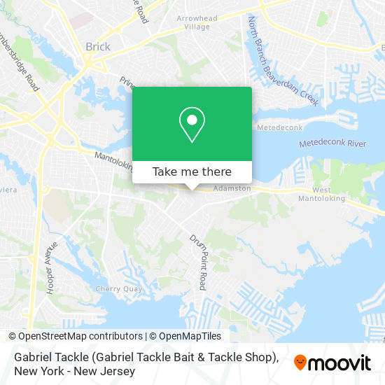 Gabriel Tackle (Gabriel Tackle Bait & Tackle Shop) map