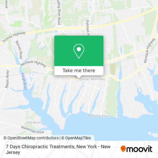 Mapa de 7 Days Chiropractic Treatments