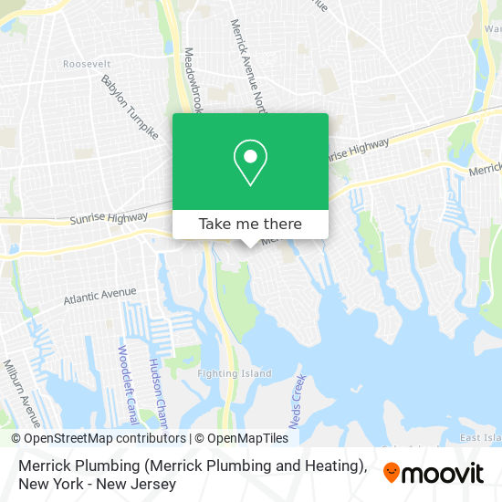 Merrick Plumbing (Merrick Plumbing and Heating) map