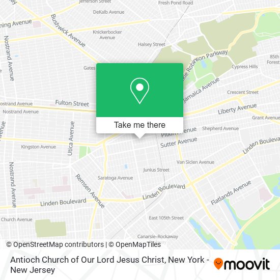 Mapa de Antioch Church of Our Lord Jesus Christ