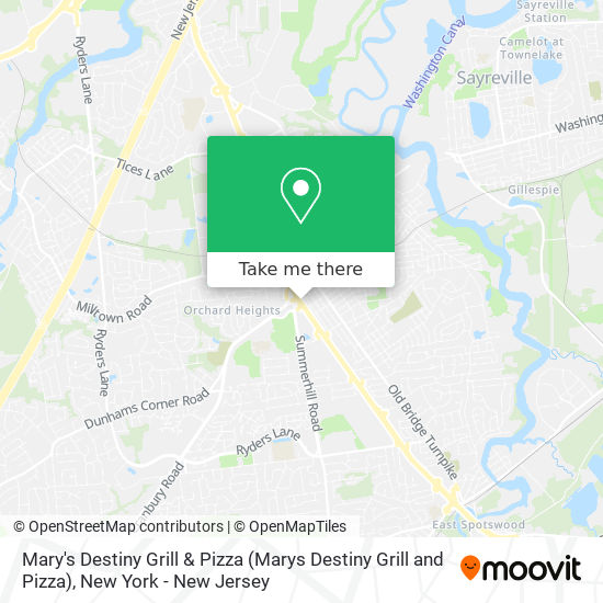 Mary's Destiny Grill & Pizza (Marys Destiny Grill and Pizza) map