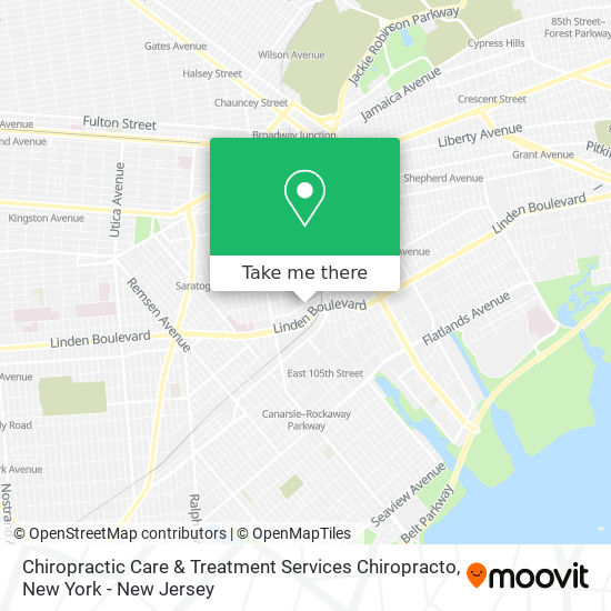 Chiropractic Care & Treatment Services Chiropracto map