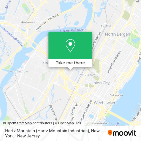 Hartz Mountain (Hartz Mountain Industries) map