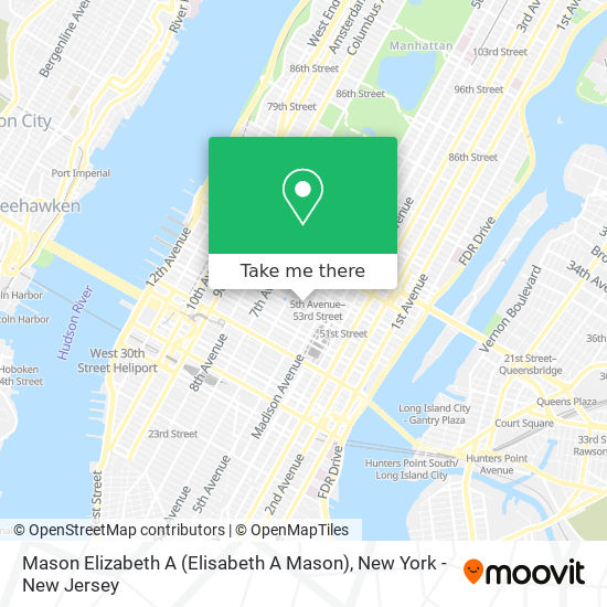 Mason Elizabeth A (Elisabeth A Mason) map