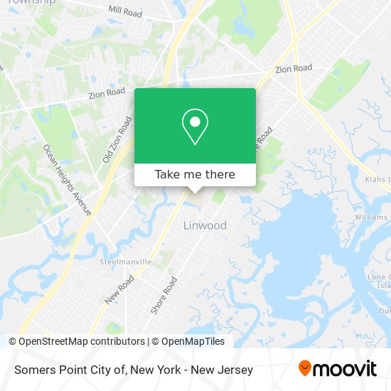 Somers Point City of map