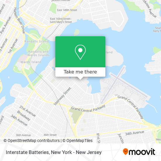 Interstate Batteries map