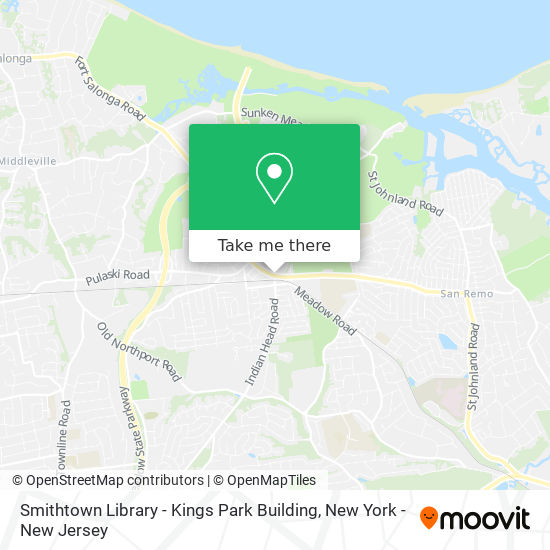 Smithtown Library - Kings Park Building map