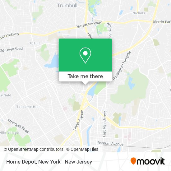 Home Depot map