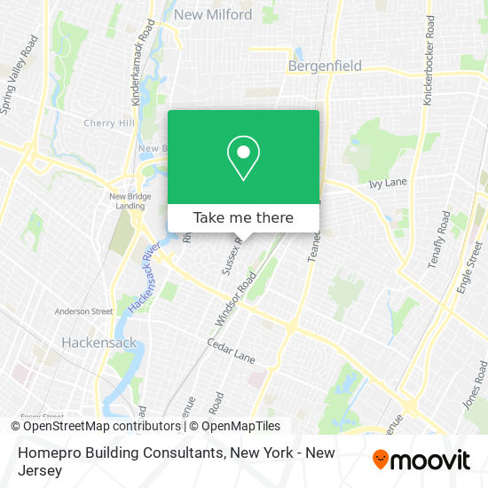 Homepro Building Consultants map