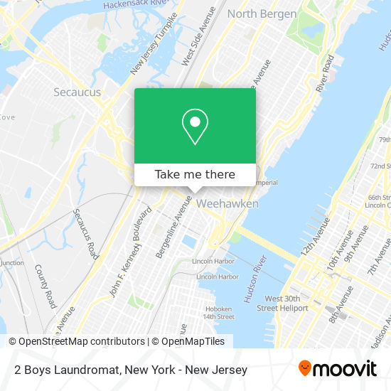 2 Boys Laundromat map