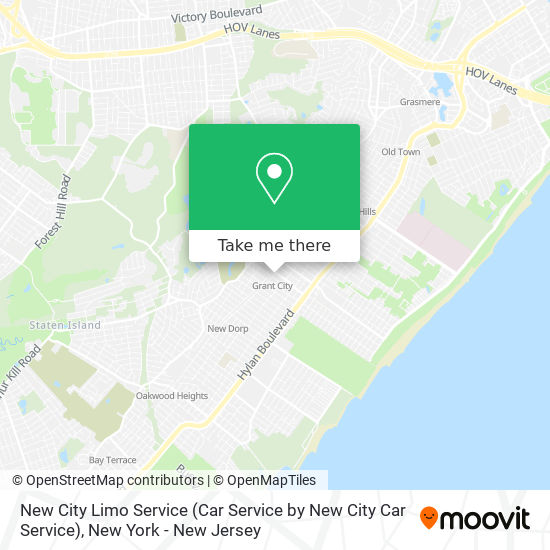 Mapa de New City Limo Service (Car Service by New City Car Service)