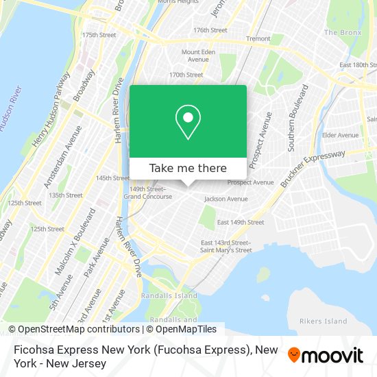 Ficohsa Express New York (Fucohsa Express) map