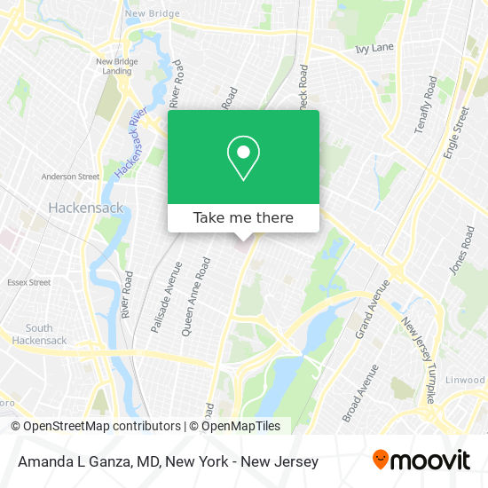 Mapa de Amanda L Ganza, MD