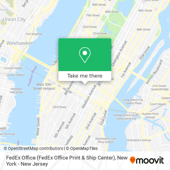 Mapa de FedEx Office (FedEx Office Print & Ship Center)