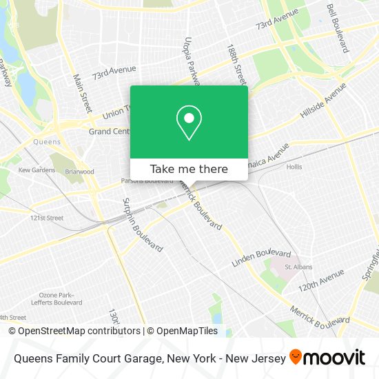 Mapa de Queens Family Court Garage