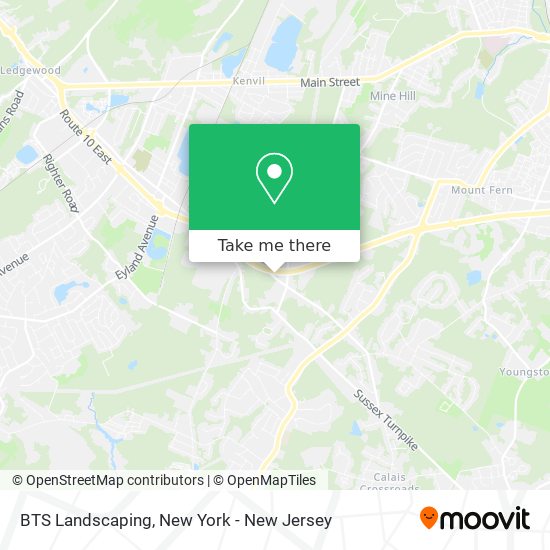 Mapa de BTS Landscaping