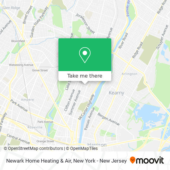 Mapa de Newark Home Heating & Air