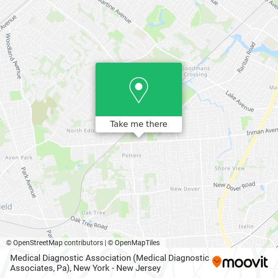 Mapa de Medical Diagnostic Association (Medical Diagnostic Associates, Pa)