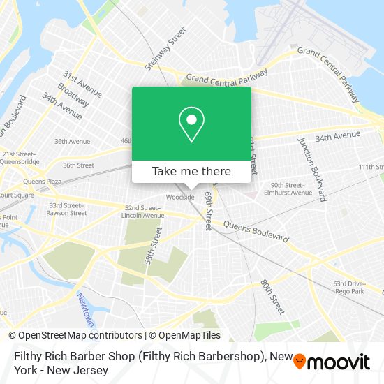 Mapa de Filthy Rich Barber Shop (Filthy Rich Barbershop)