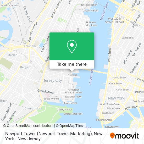Mapa de Newport Tower (Newport Tower Marketing)