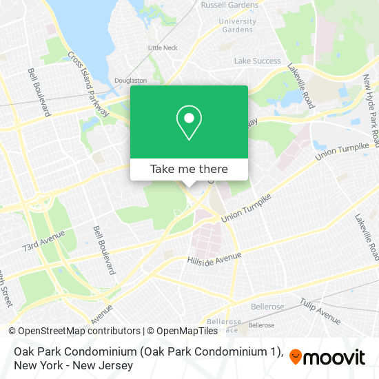 Oak Park Condominium map