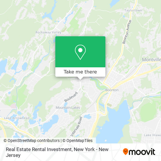 Mapa de Real Estate Rental Investment