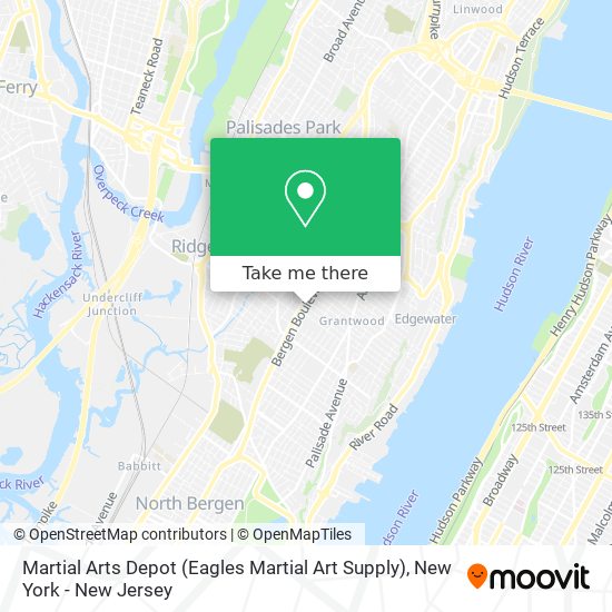 Mapa de Martial Arts Depot (Eagles Martial Art Supply)