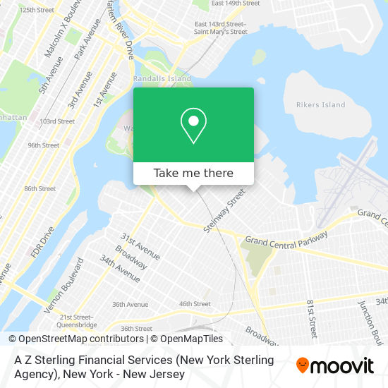 A Z Sterling Financial Services (New York Sterling Agency) map