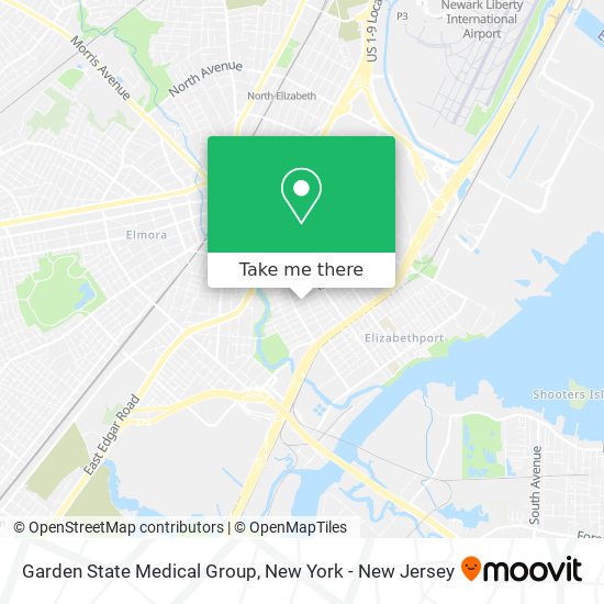 Mapa de Garden State Medical Group